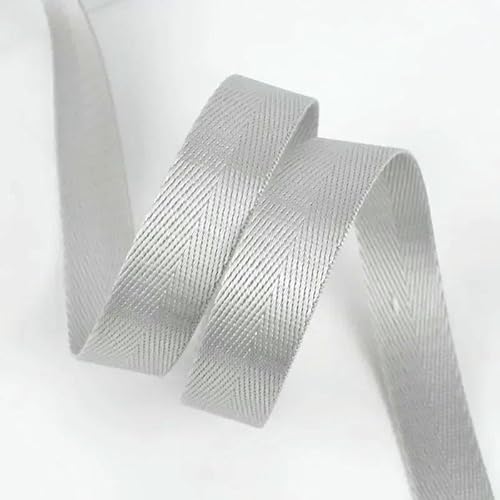 10 m, 20–50 mm, Nylon-Spitzenband, Gurtbänder, dekorative Bänder zum Nähen von Taschengurten, Schleifen, Bändern, Bastelmaterialien, Silbergrau, 25 mm 10 m, 20–50 mm, Nylon-Spitzenband, Gurtbänder, dekorative Bänder zum Nähen von Taschengurten, Schleifen, Bändern, Bastelmaterialien, Silbergrau, 25 mm von AYHTUD