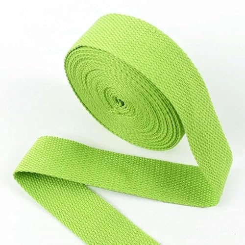 10 m 20/25/32/38/50 mm Baumwollgurtbänder für Riemen, 1,3,0 mm, Leinentaschenbänder, Rucksack-Schrägband, DIY-Nähzubehör – fluoreszierendes Grün – 32 mm 10 m 20/25/32/38/50 mm Baumwollgurtbänder für Riemen, 1,3,0 mm, Leinentaschenbänder, Rucksack-Schrägband, DIY-Nähzubehör – fluoreszierendes Grün – 32 mm von AYHTUD