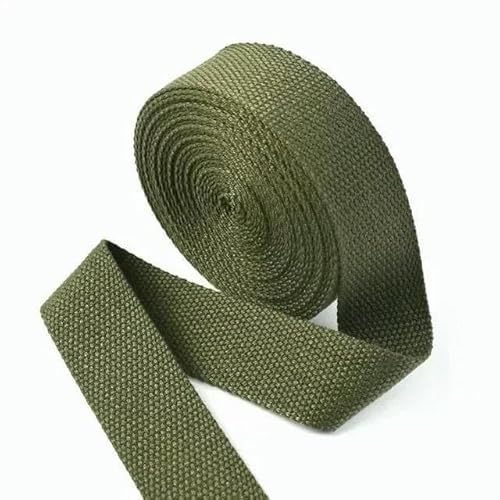 10 m 20/25/32/38/50 mm Baumwollgurtbänder für Riemen 1,3,0 mm Canvas-Taschenbänder Rucksack-Schrägband DIY-Nähzubehör-Armeegrün-50 mm 10 m 20/25/32/38/50 mm Baumwollgurtbänder für Riemen 1,3,0 mm Canvas-Taschenbänder Rucksack-Schrägband DIY-Nähzubehör-Armeegrün-50 mm von AYHTUD