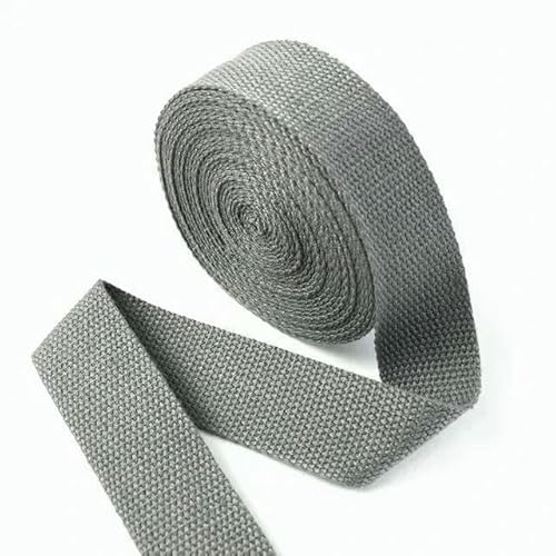 10 m 20/25/32/38/50 mm Baumwollgurtbänder für Riemen 1,3,0 mm Canvas-Taschenbänder Rucksack-Schrägband DIY-Nähzubehör-Dunkelgrau-50 mm 10 m 20/25/32/38/50 mm Baumwollgurtbänder für Riemen 1,3,0 mm Canvas-Taschenbänder Rucksack-Schrägband DIY-Nähzubehör-Dunkelgrau-50 mm von AYHTUD