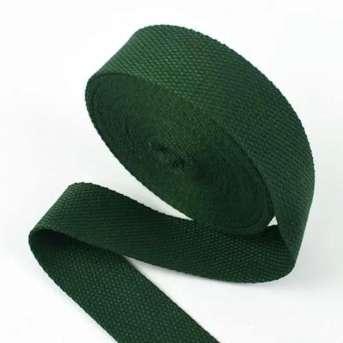 10 m 20/25/32/38/50 mm Baumwollgurtbänder für Riemen 1,3,0 mm Canvas-Taschenbänder Rucksack-Schrägband DIY-Nähzubehör-GrünSchwarz-50 mm 10 m 20/25/32/38/50 mm Baumwollgurtbänder für Riemen 1,3,0 mm Canvas-Taschenbänder Rucksack-Schrägband DIY-Nähzubehör-GrünSchwarz-50 mm von AYHTUD