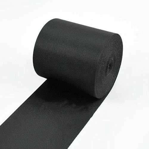 10 m schwarze Nylon-Gurtbänder, 10–100 mm, Band, Schultertaschengurt, Hundehalsband, Gürtel, Schrägband, DIY-Nähzubehör, Schwarz, 100 mm von AYHTUD