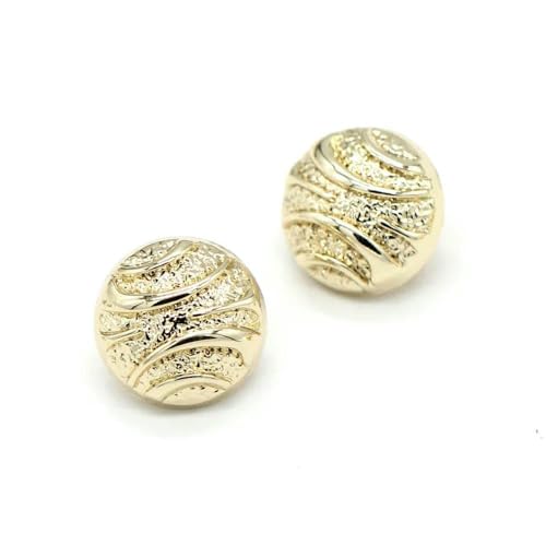 10 mm Kugelform, goldene Metallknöpfe für Kleidung, Mode, Damen, Hemd, Strickjacke, Nähzubehör, DIY-Basteln, Hellgold, 10 mm, 10 Stück 10 mm Kugelform, goldene Metallknöpfe für Kleidung, Mode, Damen, Hemd, Strickjacke, Nähzubehör, DIY-Basteln, Hellgold, 10 mm, 10 Stück von AYHTUD