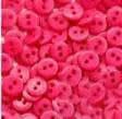 100 Stück/Los, Größe: 7,5–15 mm, Bonbonfarben, Harzknöpfe für Bastelarbeiten, Massenknöpfe, Kleidungsstücke, Nähzubehör (SS-673), Pink, 11 mm, 100 Stück von AYHTUD