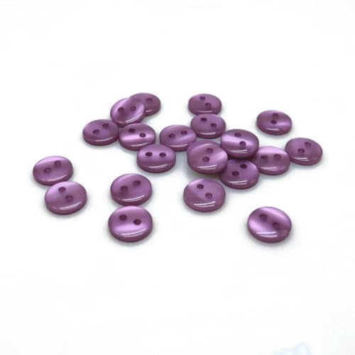 100 Stück 9/10/11,5/12,5/15 mm Polyesterknopf Perlenschnalle Nähzubehör Harzhemdknopf für Heimwerker-lila-10 mm 100 Stück 9/10/11,5/12,5/15 mm Polyesterknopf Perlenschnalle Nähzubehör Harzhemdknopf für Heimwerker-lila-10 mm von AYHTUD