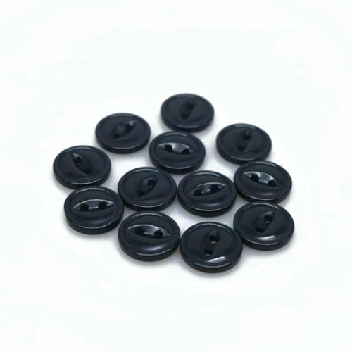 100 Stück 9 mm/10 mm/11 mm/12 mm/15 mm/18 mm Polyesterknopf, süße Fischaugen-Schnalle, Nähknopf, Zubehör, Harz-Hemdknopf für Heimwerker, schwarz mit Rand, 20 mm 100 Stück 9 mm/10 mm/11 mm/12 mm/15 mm/18 mm Polyesterknopf, süße Fischaugen-Schnalle, Nähknopf, Zubehör, Harz-Hemdknopf für Heimwerker, schwarz mit Rand, 20 mm von AYHTUD