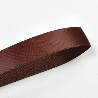 100 Yards/Los, 6,9 mm, doppelseitiges Satinband, goldbraun, Bänder, 16 Farben für Party, Hochzeit, Dekoration, handgefertigt, Rose – Cappuccino 868–9 mm von AYHTUD