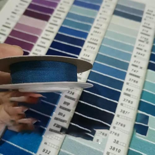 100% natürliches Seidenband für Stichbänder, Stickereien, Lavendel, Delft, Königsblau, 13,0 mm, 7 mm, 4,0 mm, 2 mm, 10 m/Stück, R312-13,0 mm 100% natürliches Seidenband für Stichbänder, Stickereien, Lavendel, Delft, Königsblau, 13,0 mm, 7 mm, 4,0 mm, 2 mm, 10 m/Stück, R312-13,0 mm von AYHTUD