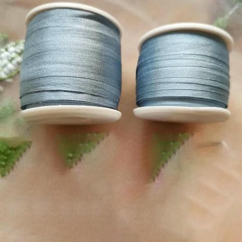 100% natürliches Seidenband für Stichbänder, Stickereien, Lavendel, Delft, Königsblau, 13,0 mm, 7 mm, 4,0 mm, 2 mm, 10 m/Stück – R3752 Antikblau – 20 mm 100% natürliches Seidenband für Stichbänder, Stickereien, Lavendel, Delft, Königsblau, 13,0 mm, 7 mm, 4,0 mm, 2 mm, 10 m/Stück – R3752 Antikblau – 20 mm von AYHTUD