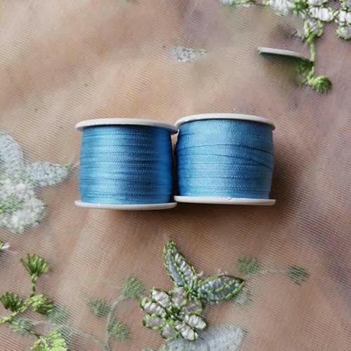 100% natürliches Seidenband für Stichbänder, Stickereien, Lavendel, Delft, Königsblau, 13,0 mm, 7 mm, 4,0 mm, 2 mm, 10 m/Stück – R3755 Babyblau – 20 mm 100% natürliches Seidenband für Stichbänder, Stickereien, Lavendel, Delft, Königsblau, 13,0 mm, 7 mm, 4,0 mm, 2 mm, 10 m/Stück – R3755 Babyblau – 20 mm von AYHTUD