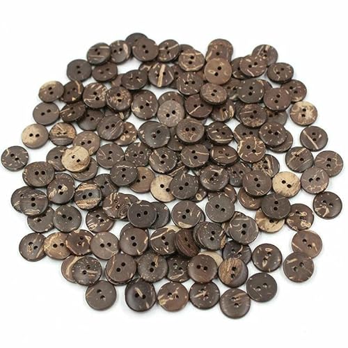 11 mm, 100 Stück, natürliche runde Kokosnussknöpfe mit 2 Löchern, Nähwerkzeuge, Zubehör, handgefertigtes Sammelalbum, Hochzeitshandwerk, DIY-Holzknopf, 13,0 mm 11 mm, 100 Stück, natürliche runde Kokosnussknöpfe mit 2 Löchern, Nähwerkzeuge, Zubehör, handgefertigtes Sammelalbum, Hochzeitshandwerk, DIY-Holzknopf, 13,0 mm von AYHTUD
