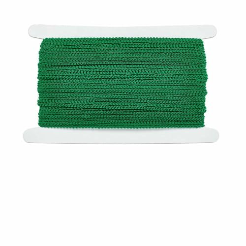12 m/13 Yards Golden Gimp Zopfbesatz, 15 mm/0,6 Zoll Dekorativer gewebter Zopfbesatz Nähen Tausendfüßler Spitzenband Polyester Polster-AECH04-00147-S von AYHTUD