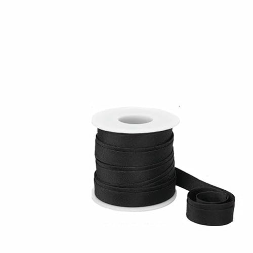 13,5 Yard Satin-Schrägband, 0,4 Zoll breit, doppelt gefaltetes Satin-Schrägband für Cheongsam-Dekoration, Kleidungsnähte, Paspeln-AECH06-08356-M von AYHTUD