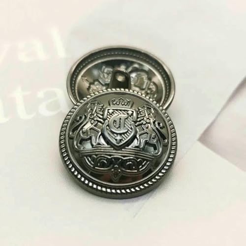 15–25 mm goldene Metallknöpfe für Kleidung im British Lion Academy-Stil, Manteldekorationen, Knöpfe, Nähzubehör, 6 Stück, 1–20 mm, 6 Stück 15–25 mm goldene Metallknöpfe für Kleidung im British Lion Academy-Stil, Manteldekorationen, Knöpfe, Nähzubehör, 6 Stück, 1–20 mm, 6 Stück von AYHTUD