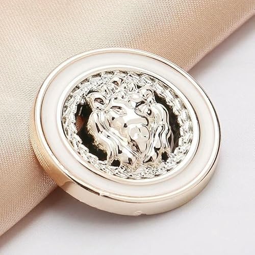 18/21/25 mm Blumenperlen-Gold-Ösenknöpfe für Damenbekleidung, Jacken, Pullover, handgefertigtes Nähzubehör, Scrapbooking, 33–18,0 mm, 5 Stück 18/21/25 mm Blumenperlen-Gold-Ösenknöpfe für Damenbekleidung, Jacken, Pullover, handgefertigtes Nähzubehör, Scrapbooking, 33–18,0 mm, 5 Stück von AYHTUD