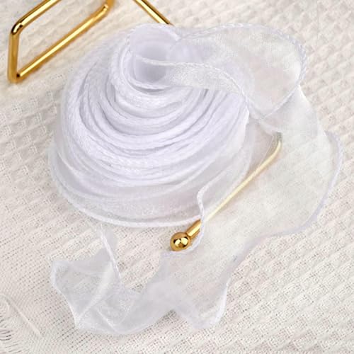 2,2/10 m transparentes Chiffonband, Organza-Satinbänder zum Verpacken, Dekorieren, Hochzeitssträuße, Kranz, Nähzubehör, Stoff-02-2,2 m 2,2/10 m transparentes Chiffonband, Organza-Satinbänder zum Verpacken, Dekorieren, Hochzeitssträuße, Kranz, Nähzubehör, Stoff-02-2,2 m von AYHTUD