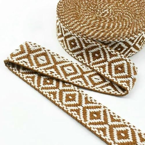 2/4/8 m, 25 mm, ethnisches Baumwollgurtband, 1,5 mm dick, Jacquard-Spitzenband für Taschen, Riemen, Gürtel, Kleidungsstücke, Schuhe, Nähband, DIY-Zubehör, Gelb, 25 mm, 4,0 Meter 2/4/8 m, 25 mm, ethnisches Baumwollgurtband, 1,5 mm dick, Jacquard-Spitzenband für Taschen, Riemen, Gürtel, Kleidungsstücke, Schuhe, Nähband, DIY-Zubehör, Gelb, 25 mm, 4,0 Meter von AYHTUD
