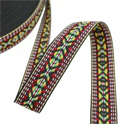 2/5/10 m, 25 mm, ethnisches Jacquard-Gurtband zum Nähen von Taschengurten, Bändern, Kleidungsstücken, Hüten, Schrägband, DIY-Schneiderzubehör, 19–25 mm, 2 Meter 2/5/10 m, 25 mm, ethnisches Jacquard-Gurtband zum Nähen von Taschengurten, Bändern, Kleidungsstücken, Hüten, Schrägband, DIY-Schneiderzubehör, 19–25 mm, 2 Meter von AYHTUD