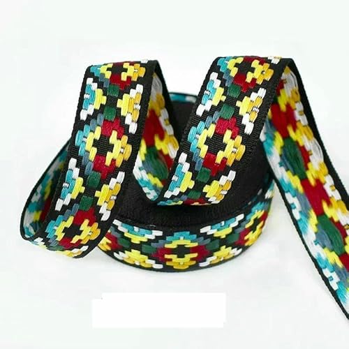 2/5/10 m, 25 mm, ethnisches Jacquard-Gurtband zum Nähen von Taschengurten, Bändern, Kleidungsstücken, Hüten, Schrägband, DIY-Schneiderzubehör, 9–25 mm, 2 Meter 2/5/10 m, 25 mm, ethnisches Jacquard-Gurtband zum Nähen von Taschengurten, Bändern, Kleidungsstücken, Hüten, Schrägband, DIY-Schneiderzubehör, 9–25 mm, 2 Meter von AYHTUD