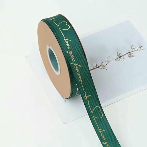 2,5 cm Satinband, 32 Meter, Geschenkband für Hochzeiten, Partyeinladungen, DIY-Blumendekorationen, gewebtes Band, schwärzlich grün B-32 Meter 2,5 cm Satinband, 32 Meter, Geschenkband für Hochzeiten, Partyeinladungen, DIY-Blumendekorationen, gewebtes Band, schwärzlich grün B-32 Meter von AYHTUD