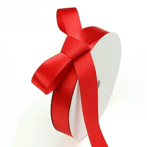 2,5 cm Satinband, Haarschmuck, Verpackung, Hochzeitsfeier, Blumensträuße, Dekoration, 91,4 m, DIY-Bänder, Ribest Floral-rot-91,4 m 2,5 cm Satinband, Haarschmuck, Verpackung, Hochzeitsfeier, Blumensträuße, Dekoration, 91,4 m, DIY-Bänder, Ribest Floral-rot-91,4 m von AYHTUD