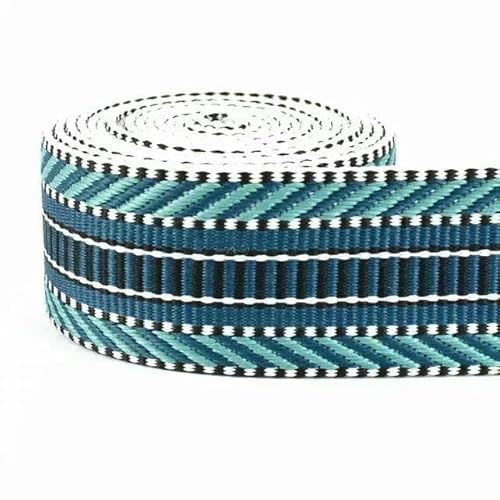 2 Meter 38 mm Jacquard-Gurtband für Taschengurte, ethnisches Band, Gepäckdekor, Nähen, Schrägband, DIY-Gürtel, Schuhe, Zubehör-RD155-Seeblau-38 mm-2 Meter 2 Meter 38 mm Jacquard-Gurtband für Taschengurte, ethnisches Band, Gepäckdekor, Nähen, Schrägband, DIY-Gürtel, Schuhe, Zubehör-RD155-Seeblau-38 mm-2 Meter von AYHTUD