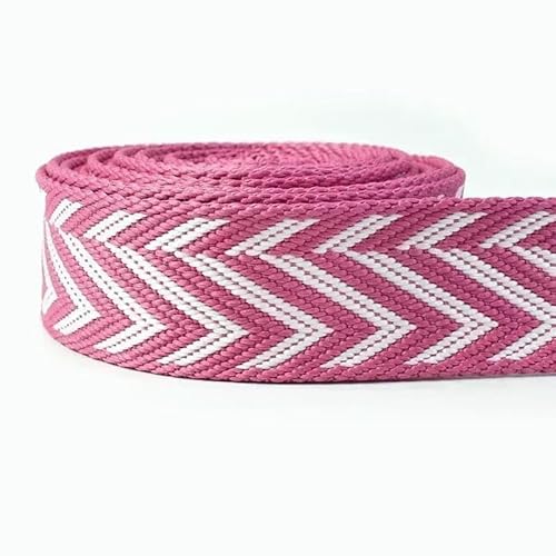 2 Meter 38 mm Jacquard-Gurtband für Taschengurte, ethnisches Band, Gepäckdekor, Nähen, Schrägband, DIY-Gürtel, Schuhe, Zubehör-RD197-RoseRedWhite-38 mm-2 Meter 2 Meter 38 mm Jacquard-Gurtband für Taschengurte, ethnisches Band, Gepäckdekor, Nähen, Schrägband, DIY-Gürtel, Schuhe, Zubehör-RD197-RoseRedWhite-38 mm-2 Meter von AYHTUD