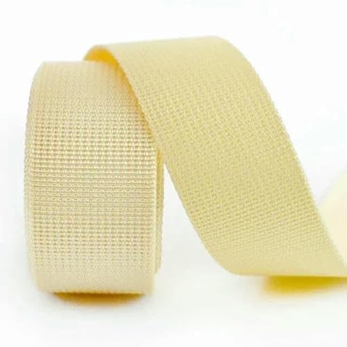 2 m, 20–50 mm, 1 mm dickes Nylon-Gurtband, Taschengurt, gewebtes Band, Haustierhalsband, Zugseil, Band, Nähen, Schrägband, Zubehör, Beige, 38 mm 2 m, 20–50 mm, 1 mm dickes Nylon-Gurtband, Taschengurt, gewebtes Band, Haustierhalsband, Zugseil, Band, Nähen, Schrägband, Zubehör, Beige, 38 mm von AYHTUD