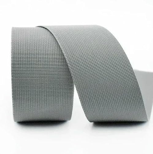 2 m, 20–50 mm, 1 mm dickes Nylon-Gurtband, Taschengurt, gewebtes Band, Haustierhalsband, Zugseil, Band, Nähen, Schrägband, Zubehör – Hellgrau – 20 mm 2 m, 20–50 mm, 1 mm dickes Nylon-Gurtband, Taschengurt, gewebtes Band, Haustierhalsband, Zugseil, Band, Nähen, Schrägband, Zubehör – Hellgrau – 20 mm von AYHTUD