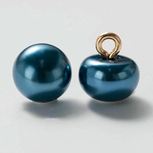 20/30/50 Stück bunte halb gewölbte Perlmuttknöpfe, Pilzform, Metallschaft zum Nähen von Knöpfen, DIY, Damen, Kinder, Kleidung, Dekor, Knopf, blau, 20 Stück 20/30/50 Stück bunte halb gewölbte Perlmuttknöpfe, Pilzform, Metallschaft zum Nähen von Knöpfen, DIY, Damen, Kinder, Kleidung, Dekor, Knopf, blau, 20 Stück von AYHTUD