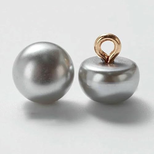 20/30/50 Stück bunte halb gewölbte Perlmuttknöpfe, Pilzform, Metallschaft zum Nähen von Knöpfen, DIY, Damen, Kinder, Kleidung, Dekor, Knopf, grau, 20 Stück 20/30/50 Stück bunte halb gewölbte Perlmuttknöpfe, Pilzform, Metallschaft zum Nähen von Knöpfen, DIY, Damen, Kinder, Kleidung, Dekor, Knopf, grau, 20 Stück von AYHTUD