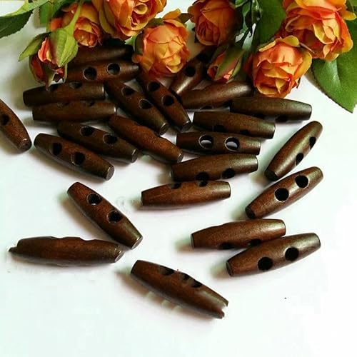 20 Stück 40 mm 2 Löcher Holzknöpfe Nähzubehör Olivenschnalle groß lang Scrapbook Duffel Coat Overcoat Button-3 20 Stück 40 mm 2 Löcher Holzknöpfe Nähzubehör Olivenschnalle groß lang Scrapbook Duffel Coat Overcoat Button-3 von AYHTUD
