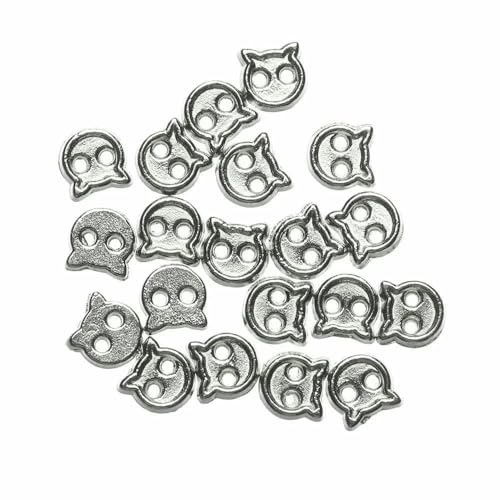 20 Stück Mini-Knopfschnalle DIY Puppenkleidung 5 mm Metall Erdbeerschnalle Muster Dekorschnallen für 1/6 Puppe Handgemachtes Nähdekor-Katze-20 Stück_a 20 Stück Mini-Knopfschnalle DIY Puppenkleidung 5 mm Metall Erdbeerschnalle Muster Dekorschnallen für 1/6 Puppe Handgemachtes Nähdekor-Katze-20 Stück_a von AYHTUD