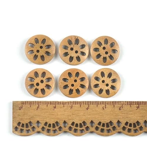 20 Stück Vintage 2 Löcher Holzknöpfe für Kleidungsstücke Nähzubehör DIY Basteln Scrapbook Verzierung Handarbeit Dekor 18-25mm c3234-1 20 Stück Vintage 2 Löcher Holzknöpfe für Kleidungsstücke Nähzubehör DIY Basteln Scrapbook Verzierung Handarbeit Dekor 18-25mm c3234-1 von AYHTUD
