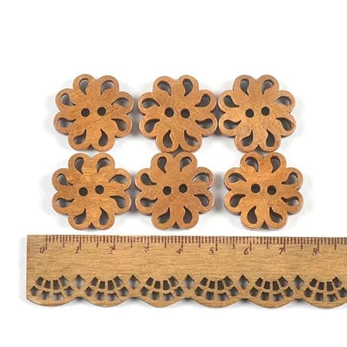 20 Stück Vintage 2 Löcher Holzknöpfe für Kleidungsstücke Nähzubehör DIY Basteln Scrapbook Verzierung Handarbeit Dekor 18-25mm c3234-3 20 Stück Vintage 2 Löcher Holzknöpfe für Kleidungsstücke Nähzubehör DIY Basteln Scrapbook Verzierung Handarbeit Dekor 18-25mm c3234-3 von AYHTUD