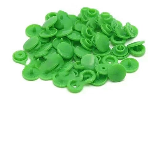 200 Sets Druckknöpfe T5 Rundknopf für Kleidung Druckknöpfe DIY Kinderwindeln Lätzchen-B14-400 Sets von AYHTUD