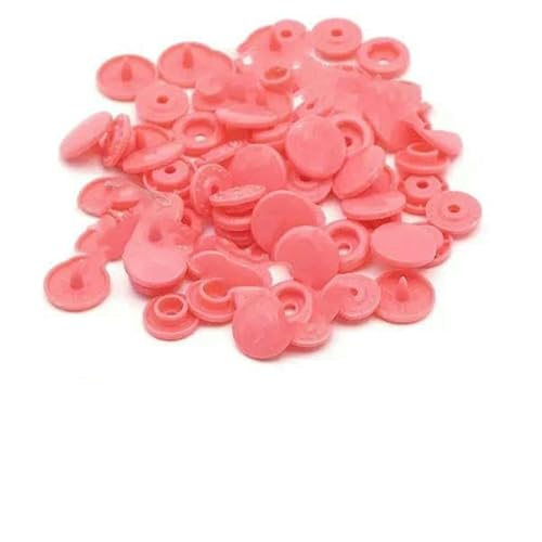 200 Sets Druckknöpfe T5 Rundknopf für Kleidung Druckknöpfe DIY Kinderwindeln Lätzchen-B17-400 Sets von AYHTUD