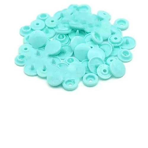 200 Sets Druckknöpfe T5 Rundknopf für Kleidung Druckknöpfe DIY Kinderwindeln Lätzchen-B19-400 Sets von AYHTUD