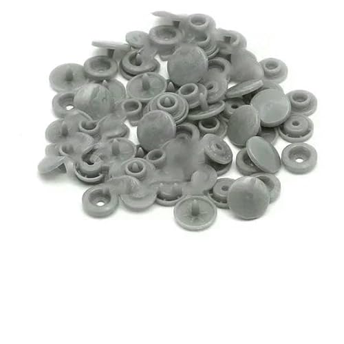 200 Sets Druckknöpfe T5 Rundknopf für Kleidung Druckknöpfe DIY Kinderwindeln Lätzchen-B24-400 Sets von AYHTUD