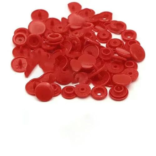200 Sets Druckknöpfe T5 Rundknopf für Kleidung Druckknöpfe DIY Kinderwindeln Lätzchen-B38-400 Sets von AYHTUD