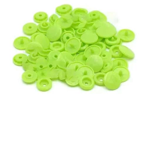 200 Sets Druckknöpfe T5 Rundknopf für Kleidung Druckknöpfe DIY Kinderwindeln Lätzchen-B44-400 Sets von AYHTUD