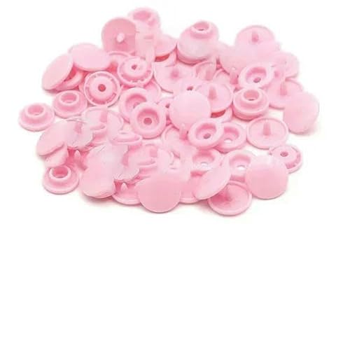 200 Sets Druckknöpfe T5 Rundknopf für Kleidung Druckknöpfe DIY Kinderwindeln Lätzchen-B57-400 Sets von AYHTUD