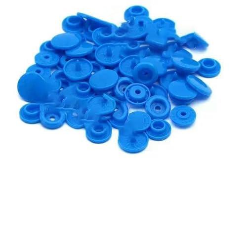 200 Sets Druckknöpfe T5 Rundknopf für Kleidung Druckknöpfe DIY Kinderwindeln Lätzchen-B8-400 Sets von AYHTUD