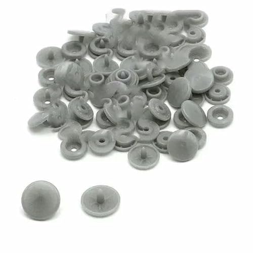 200 Sets Druckknöpfe T5 Rundknopf für Kleidung Druckknöpfe DIY Kinderwindeln Lätzchen Großhandel-B24-600 Sets von AYHTUD