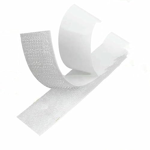 25 Meter starkes, selbstklebendes Klettverschlussband, Nylon-Aufkleber, selbstklebender Klettverschluss, DIY-Bastelzubehör, 20–50 mm, Weiß, 50 mm, 25 Meter 25 Meter starkes, selbstklebendes Klettverschlussband, Nylon-Aufkleber, selbstklebender Klettverschluss, DIY-Bastelzubehör, 20–50 mm, Weiß, 50 mm, 25 Meter von AYHTUD