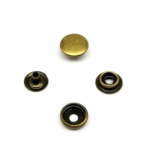 25 Sets Nr. 655, Nr. 633, Nr. 831, Nr. 201, Metall, kein Nähen, Druckknopf, Druckknopf, Niete, Ledertasche, Kleidung, Jacke, Reparatur, Niete, DIY-201, 15 mm, Messing 25 Sets Nr. 655, Nr. 633, Nr. 831, Nr. 201, Metall, kein Nähen, Druckknopf, Druckknopf, Niete, Ledertasche, Kleidung, Jacke, Reparatur, Niete, DIY-201, 15 mm, Messing von AYHTUD