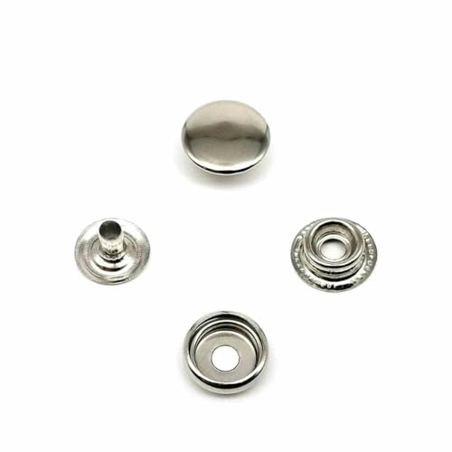 25 Sets Nr. 655 Nr. 633 Nr. 831 Nr. 201 Metall-Druckknopfverschluss ohne Nähen, Druckknopf, Niete, Ledertasche, Kleidung, Jacke, Reparaturniete, DIY-201, 15 mm, silberfarben 25 Sets Nr. 655 Nr. 633 Nr. 831 Nr. 201 Metall-Druckknopfverschluss ohne Nähen, Druckknopf, Niete, Ledertasche, Kleidung, Jacke, Reparaturniete, DIY-201, 15 mm, silberfarben von AYHTUD