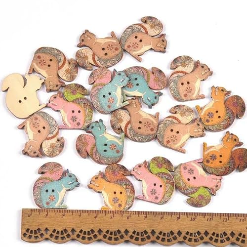 25 Stück/Los Holzknöpfe im Retro-Stil, Cartoon-Tier, Blumen, handgefertigt, Scrapbooking, Basteln, DIY, Nähen, Bekleidungszubehör, 30 x 28 mm 25 Stück/Los Holzknöpfe im Retro-Stil, Cartoon-Tier, Blumen, handgefertigt, Scrapbooking, Basteln, DIY, Nähen, Bekleidungszubehör, 30 x 28 mm von AYHTUD