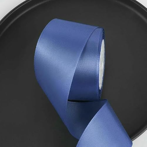 25 Yards/Rolle 2 Zoll Satinband DIY Rosen Handgefertigtes Bastelmaterial Weihnachten Halloween Hochzeit Geburtstagsfeier Geschenkband-Diamantblau-25 Yards Länge 25 Yards/Rolle 2 Zoll Satinband DIY Rosen Handgefertigtes Bastelmaterial Weihnachten Halloween Hochzeit Geburtstagsfeier Geschenkband-Diamantblau-25 Yards Länge von AYHTUD