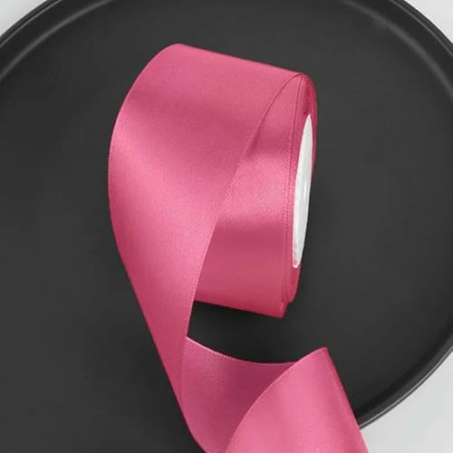 25 Yards/Rolle 2 Zoll Satinband DIY Rosen Handgefertigtes Bastelmaterial Weihnachten Halloween Hochzeit Geburtstagsfeier Geschenkband-Dunkelrosa-25 Yards Länge 25 Yards/Rolle 2 Zoll Satinband DIY Rosen Handgefertigtes Bastelmaterial Weihnachten Halloween Hochzeit Geburtstagsfeier Geschenkband-Dunkelrosa-25 Yards Länge von AYHTUD